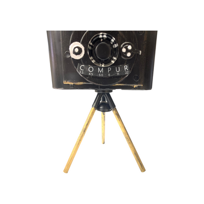 Metallic Vintage Camera Model