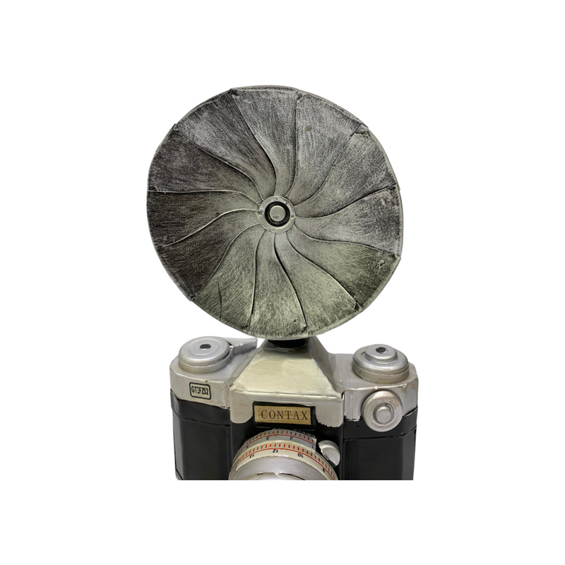 Metallic Vintage Flash Camera Model