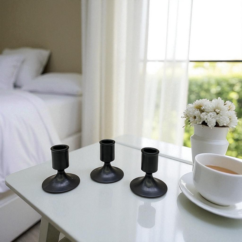 Mattel Noir Brass Candle Stand