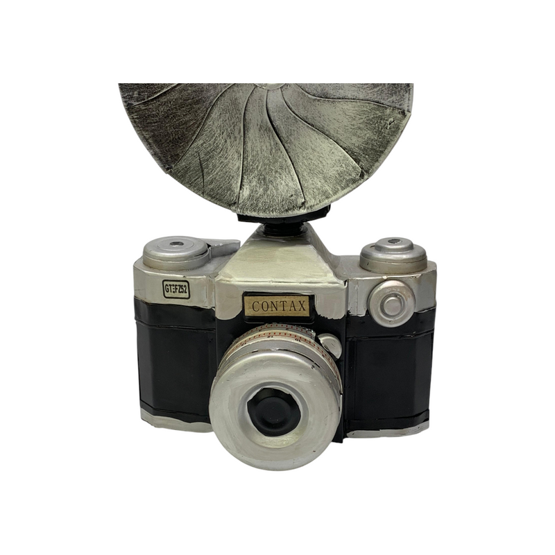 Metallic Vintage Flash Camera Model