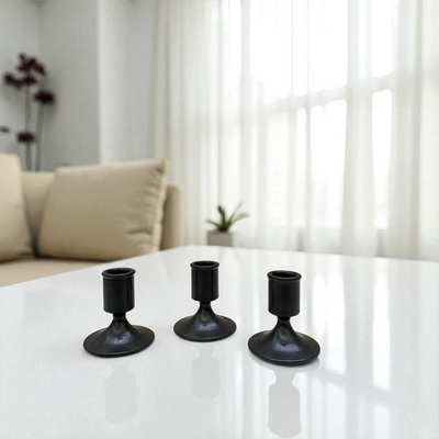 Mattel Noir Brass Candle Stand