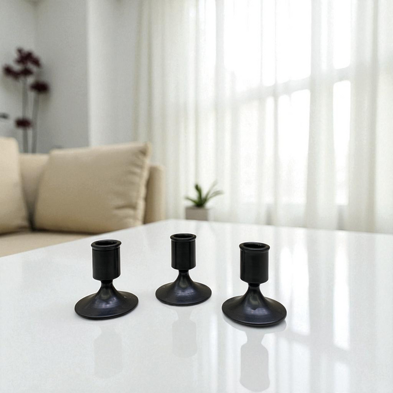 Mattel Noir Brass Candle Stand