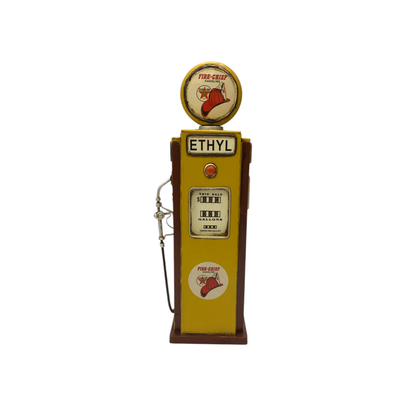 Metallic Vintage Gas Pump Model