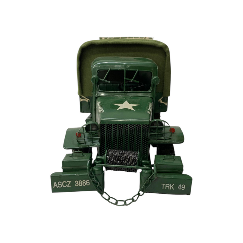 Metallic Classic Military Truck Model