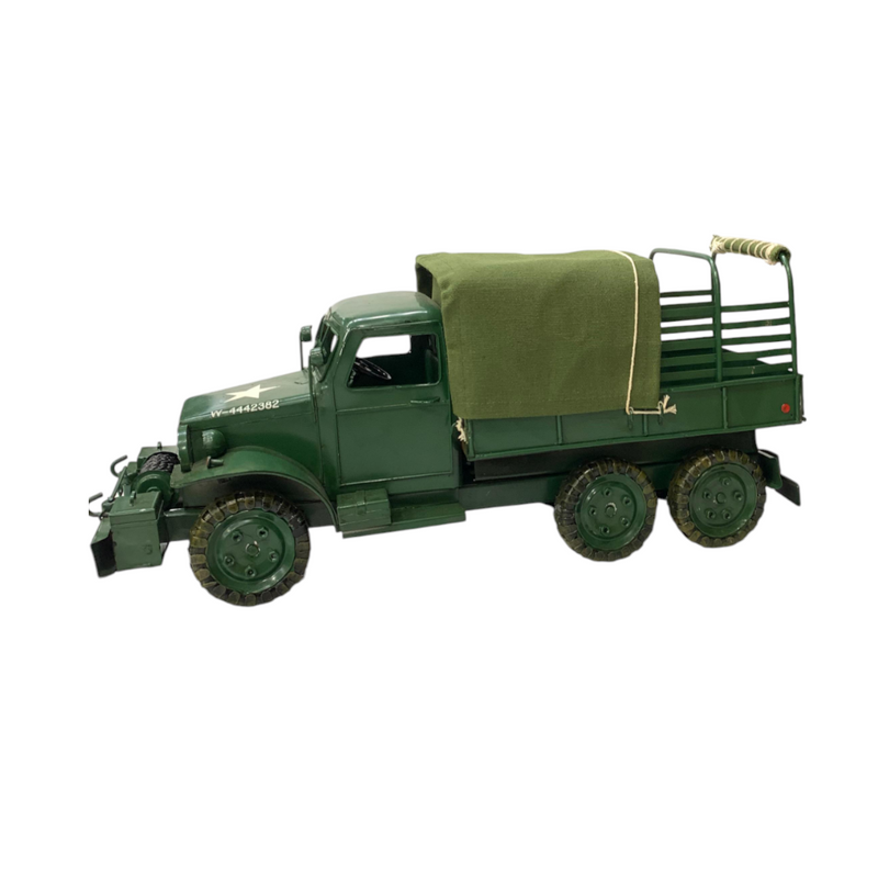 Metallic Classic Military Truck Model