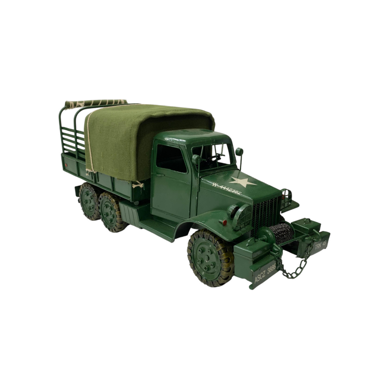 Metallic Classic Military Truck Model