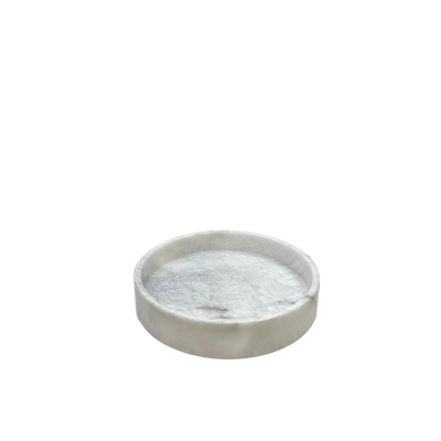 Pure Stone Round Marble Tray
