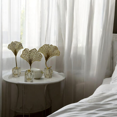 Vintage Brass and Crystal Pedestal Centerpiece