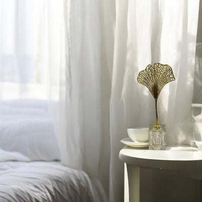 Vintage Brass and Crystal Pedestal Centerpiece