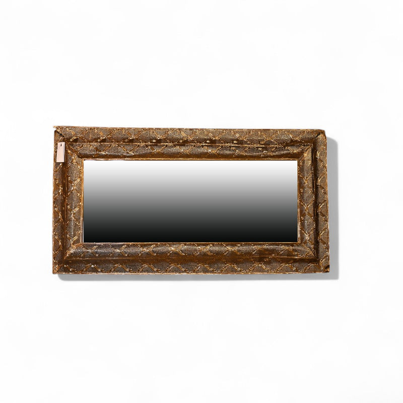Netted Metallic Bloom trace Mirror