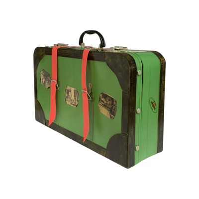 Metallic Vintage Suitcase Model