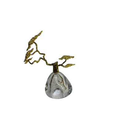 Metallic Heavy Crystal Decorative Piece
