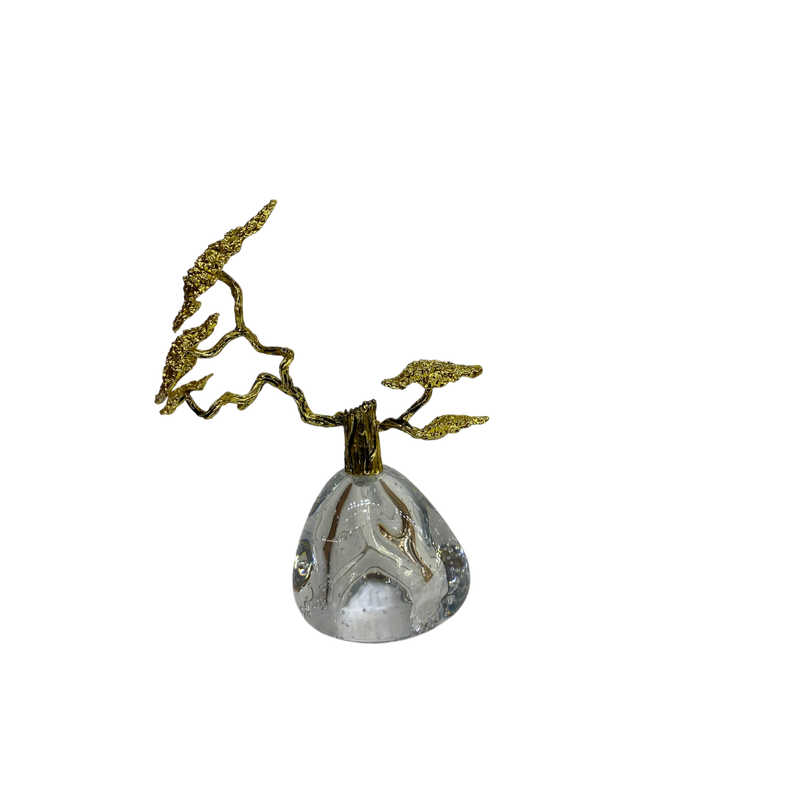 Metallic Heavy Crystal Decorative Piece