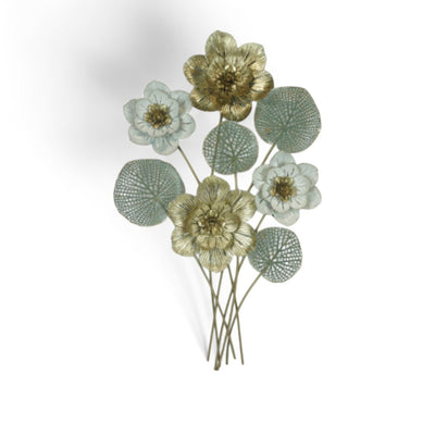 Floral Bouquet Metal Wall Motive