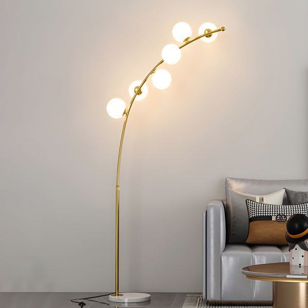 Stellar Arc Globe Floor Lamp