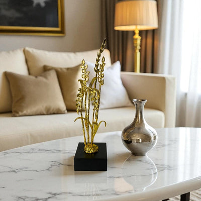 Golden Harvest Elegance Metallic Ornament