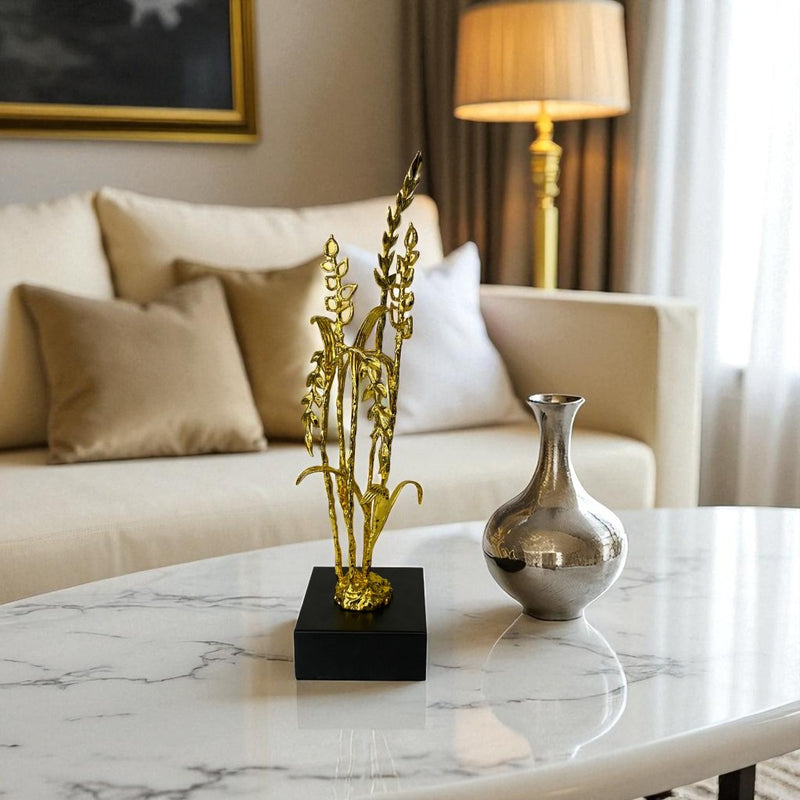 Golden Harvest Elegance Metallic Ornament