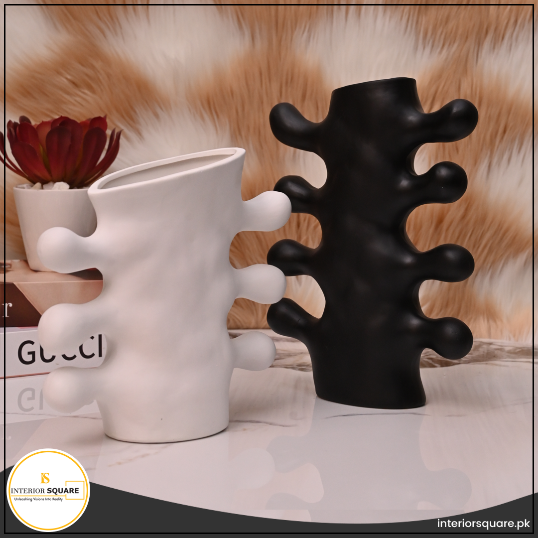 Minimalist Unglazed Ceramic Vases