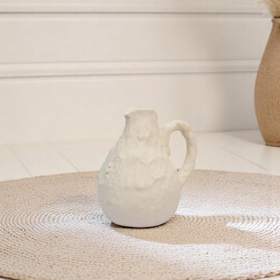 Textured Elegance Pitcher Vase