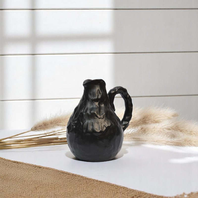 Textured Elegance Pitcher Vase