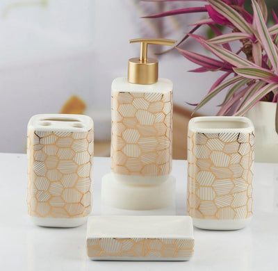 Honeycomb Luxe Bathroom Set