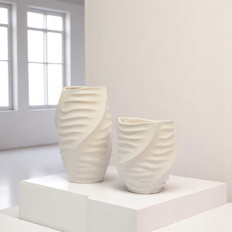 European Twisted  Nordic Vases