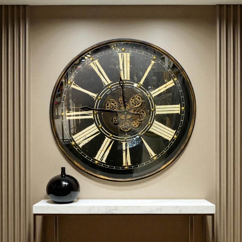 Classic Roman Empire Gear Wall Clock