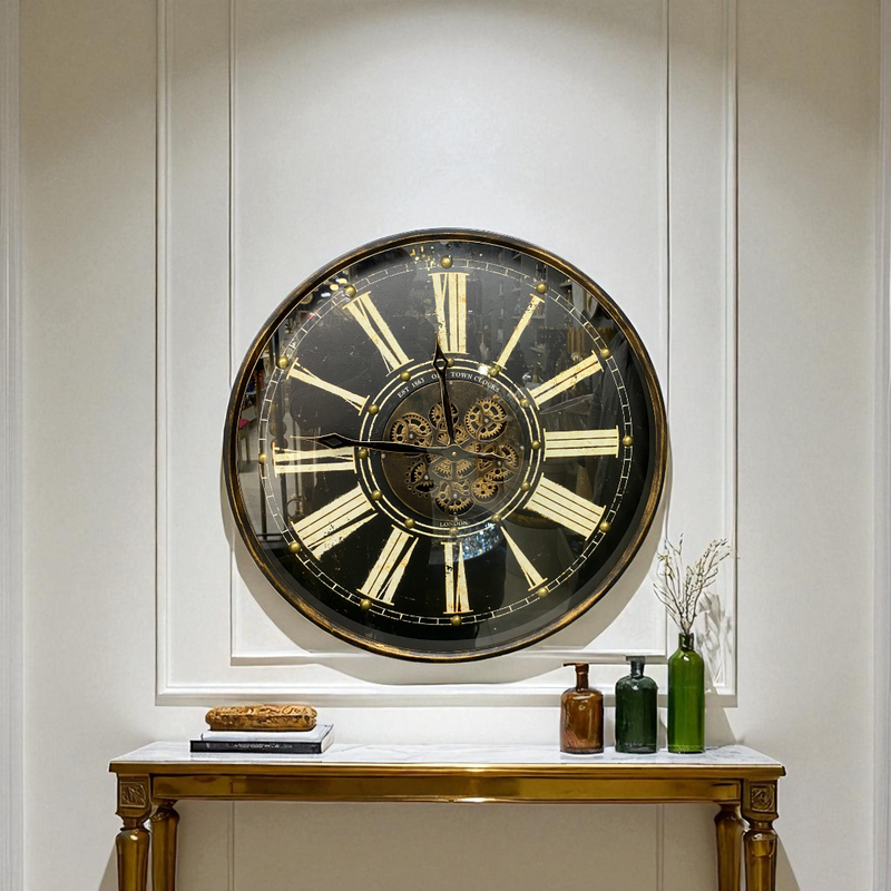 Classic Roman Empire Gear Wall Clock