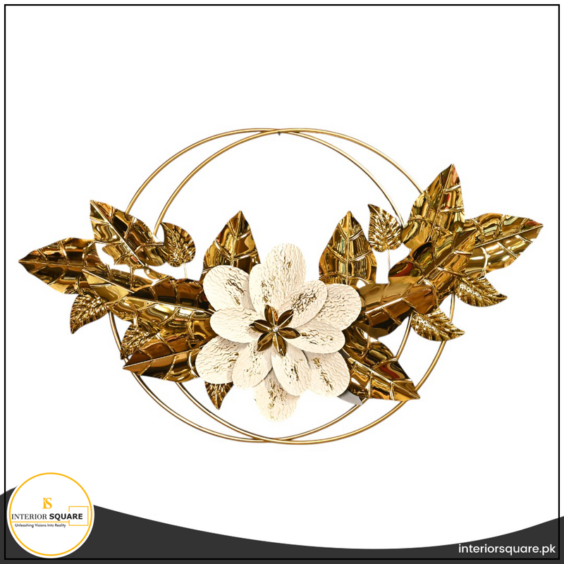 brass Golden Bloom Embrace