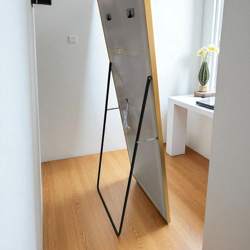 Modern Aluminium Full-Length Floor LED Mirror