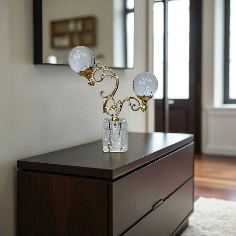 Elegant Dual Ball Table Ornament