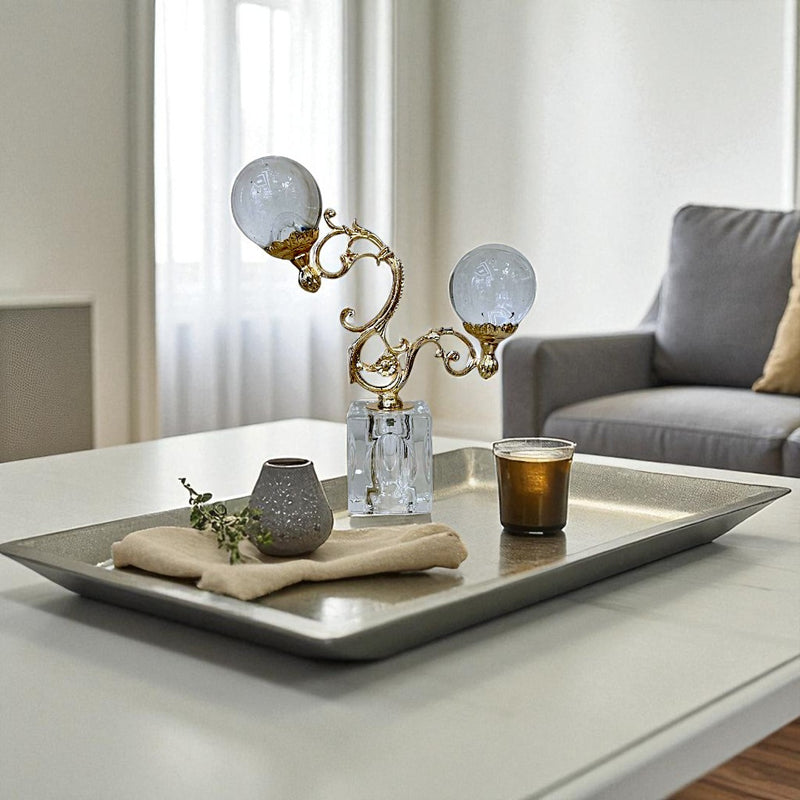 Elegant Dual Ball Table Ornament
