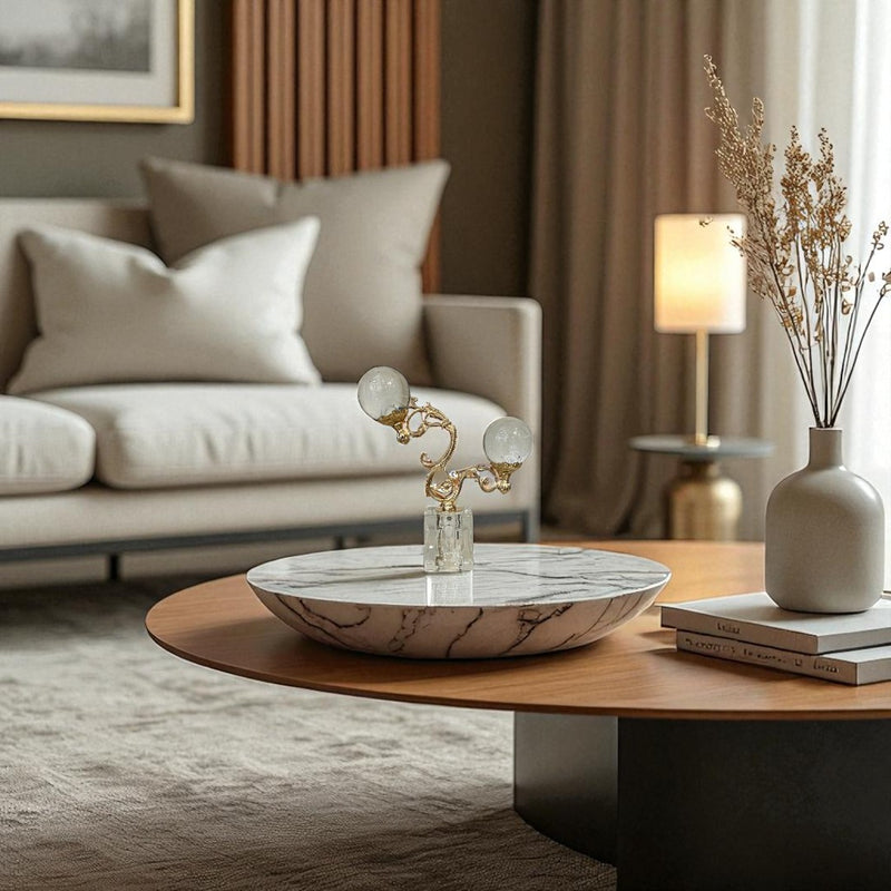 Elegant Dual Ball Table Ornament
