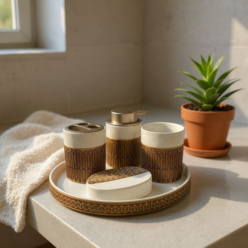 Terra Luxe Ceramic Bathroom Set