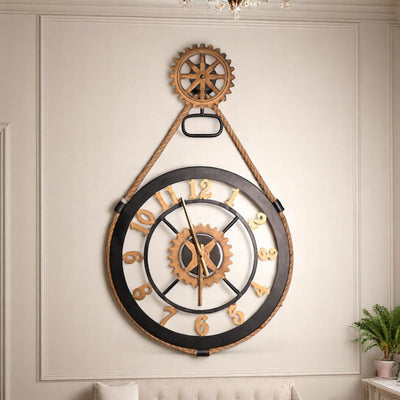 Ecliptica Luxe Metallic Wall Clock