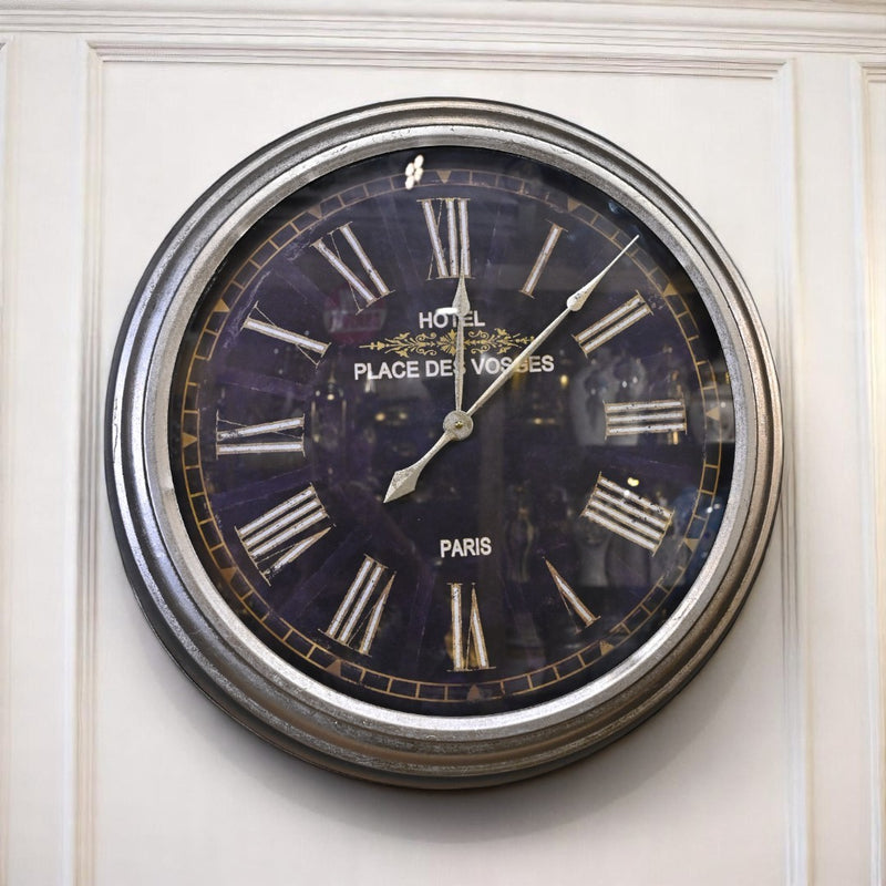 LuxeMetal Eclipse Wall Clock