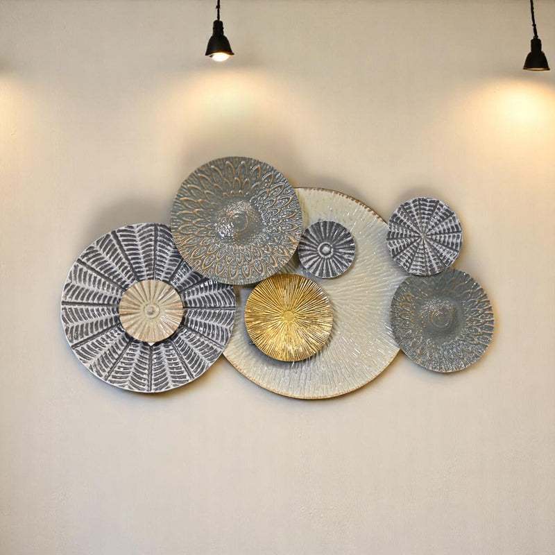 Abstract Multi-Plated Wall Motive