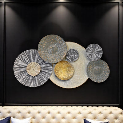 Abstract Multi-Plated Wall Motive