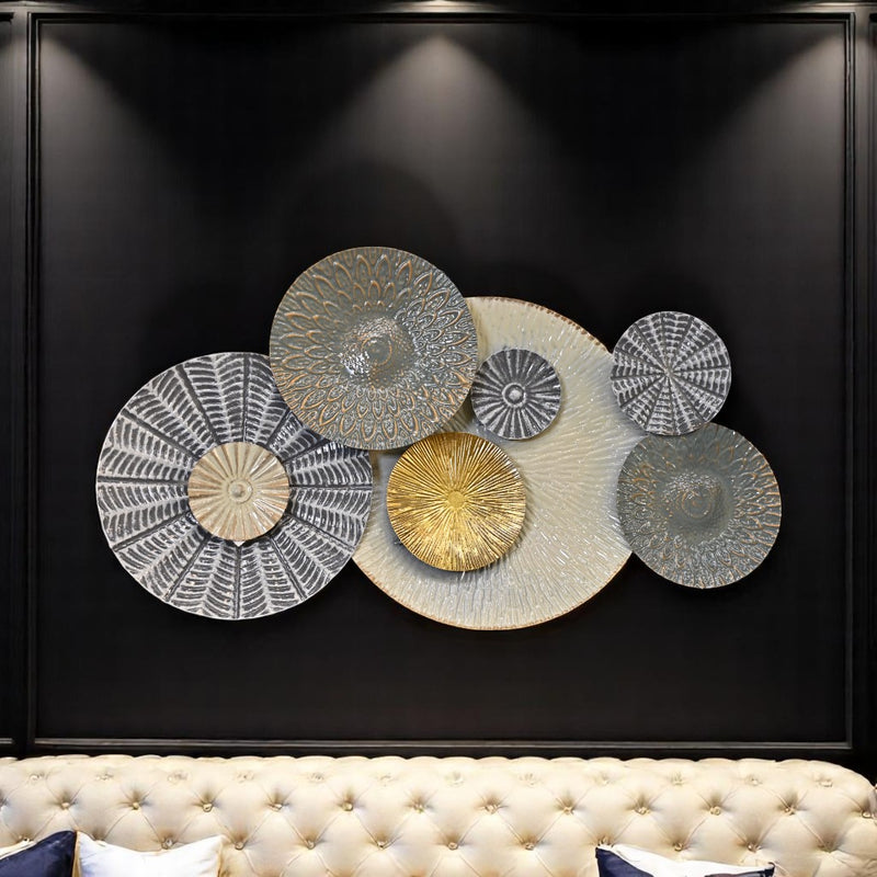 Abstract Multi-Plated Wall Motive