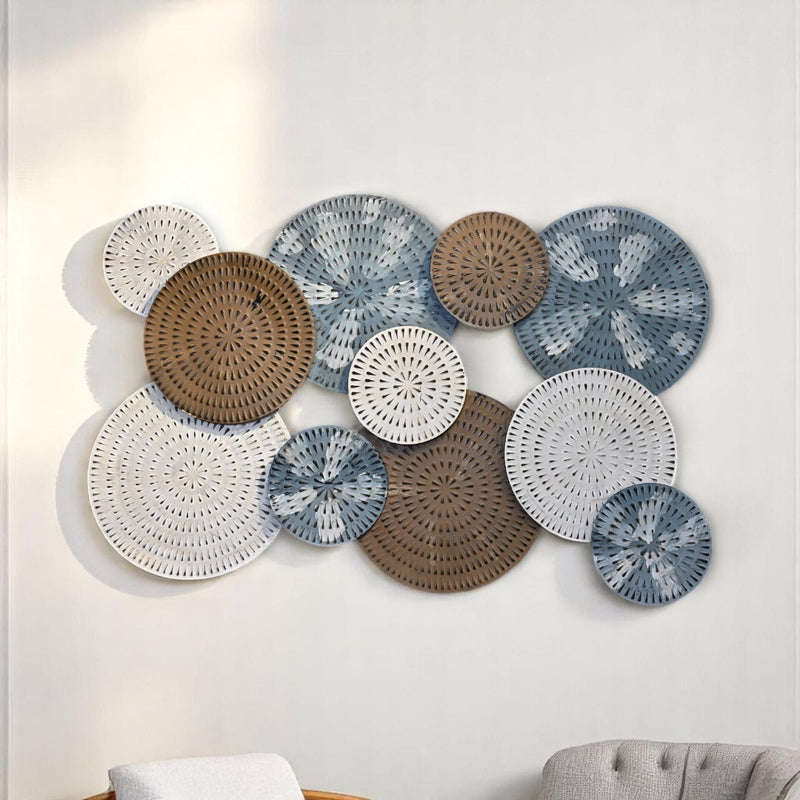 Radiant Circular Metal Wall Motive