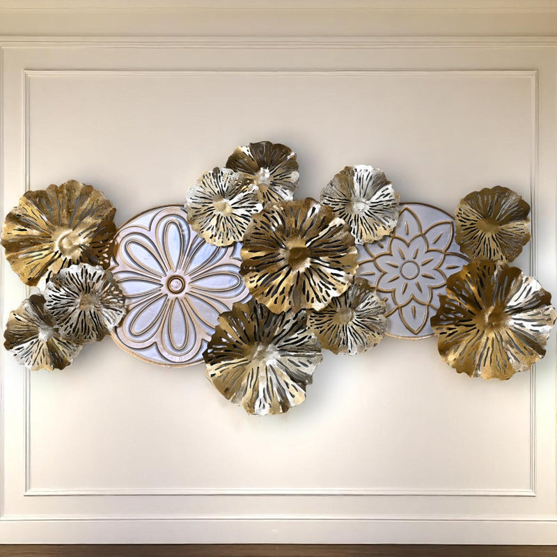 Floral Bouquet Metal Wall Motive