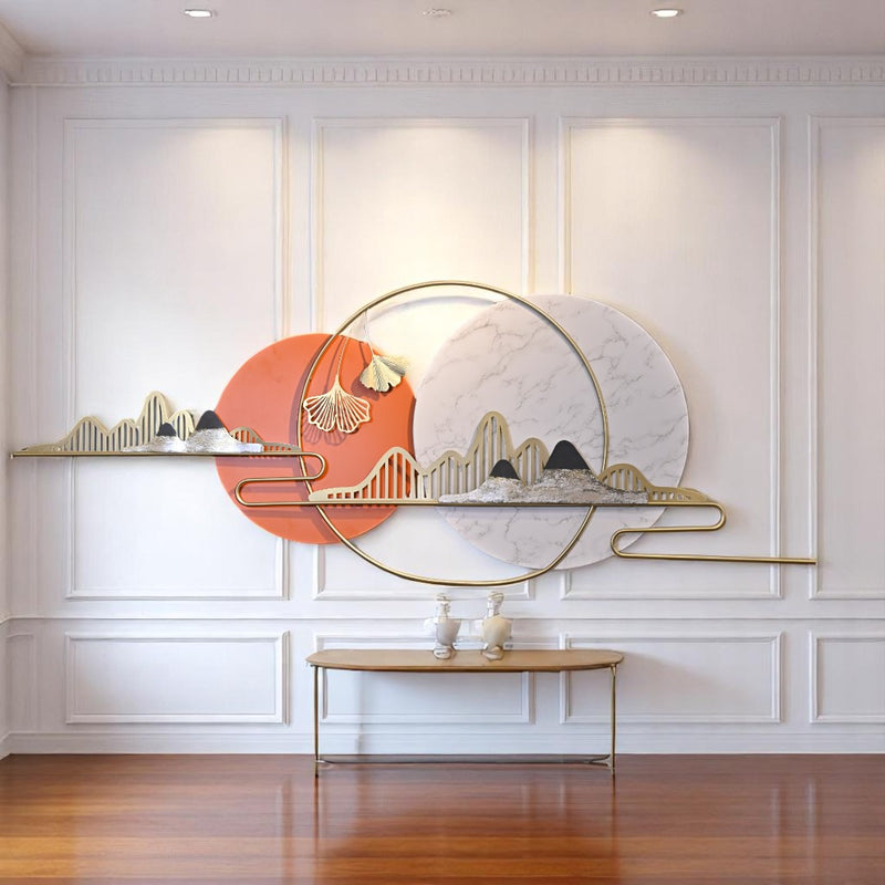 Metallic  Horizon – Wall Motive