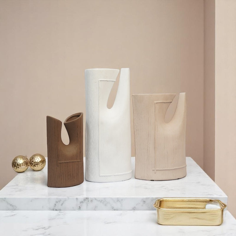 Antique Nordic Ceramic Vases