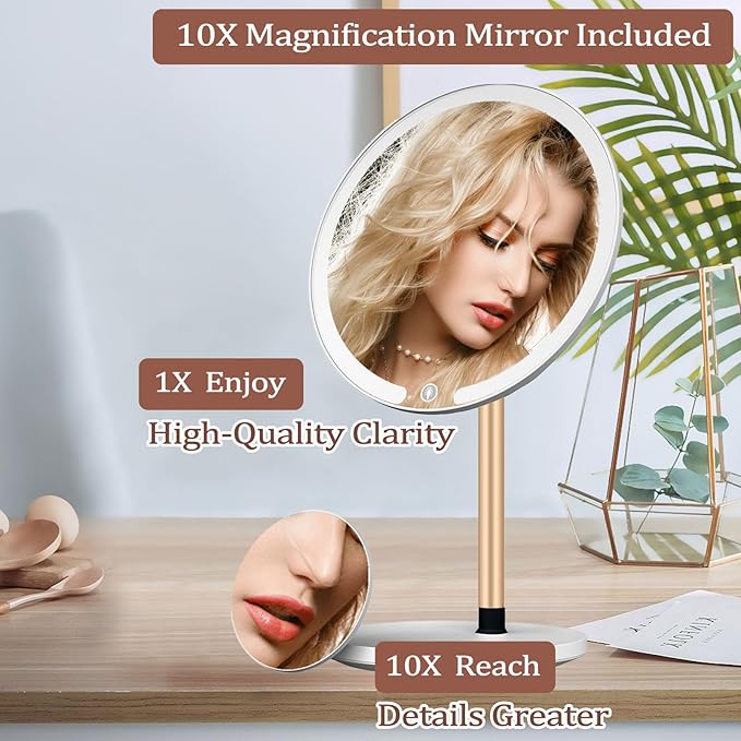 Elegant Stretchable LED Vanity Mirror