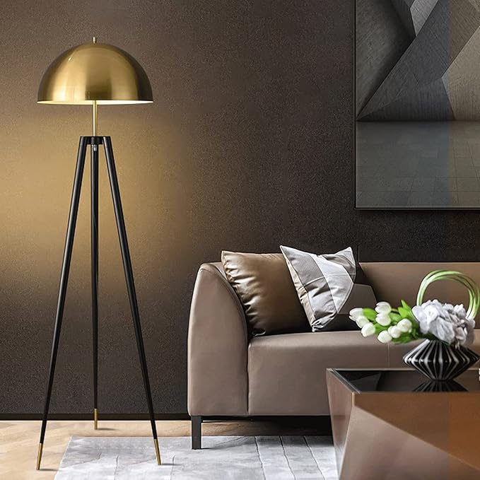 Trilume Metal Tripod Floor Lamp
