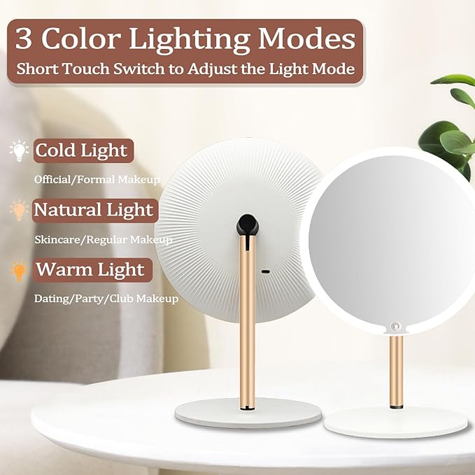 Elegant Stretchable LED Vanity Mirror