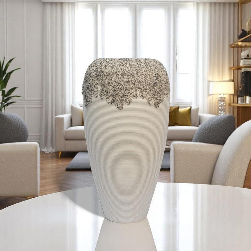Monochrome Drizzle Nordic Ceramic Vases