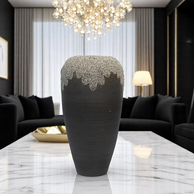 Monochrome Drizzle Nordic Ceramic Vases