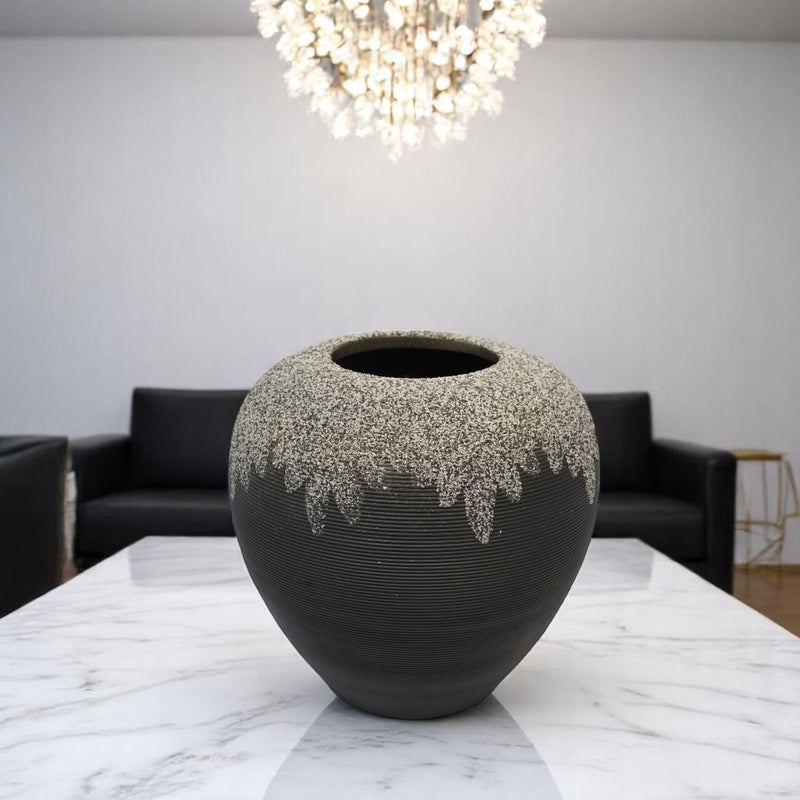 Monochrome Drizzle Nordic Ceramic Vases