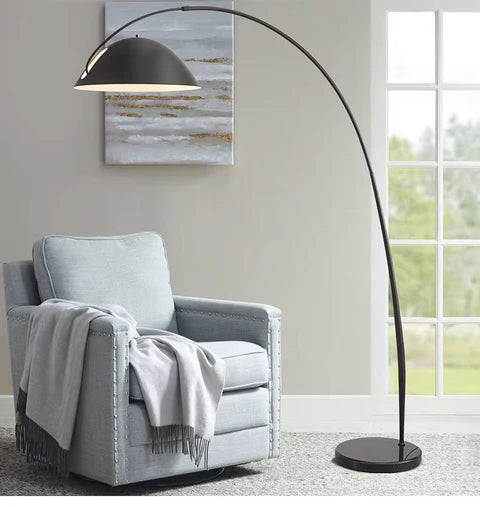 Midnight reverse Arc Floor Lamp